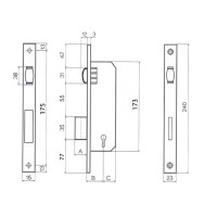 БРАВА СЕКР. 85/35мм+ПАТРОН 63мм. блистер