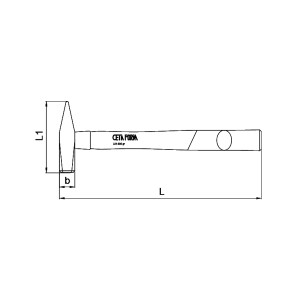 CIOCAN CU MANER DE LEMN 2000GR; CF