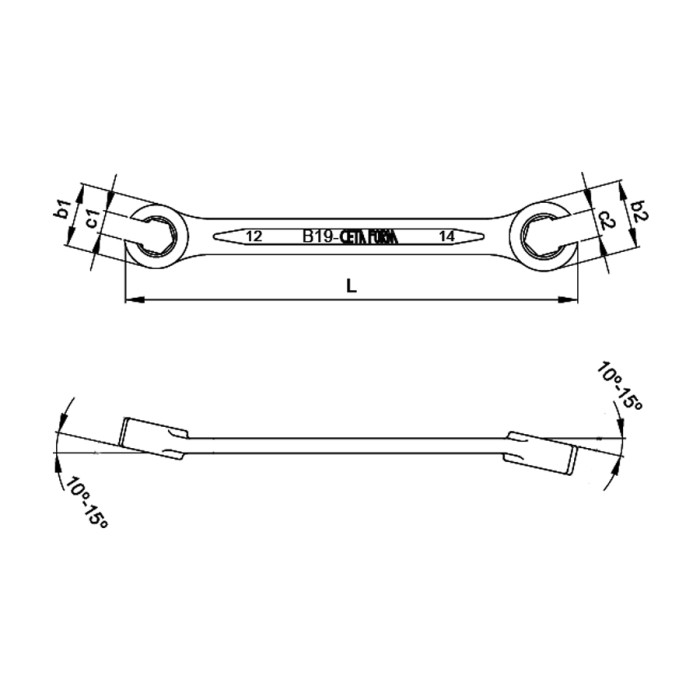 КЛЮЧ СРЯЗАН CETA-FORM - valerii.com