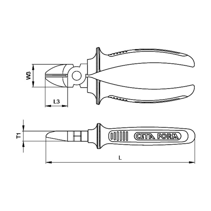 КЛЕЩИ РЕЗАЧКИ E06-11 CETA-FORM - valerii.com