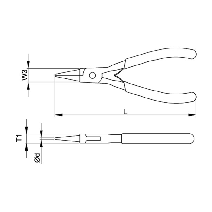 MICRO ROUND NOSE PLIERS 120MM CF - valerii.com