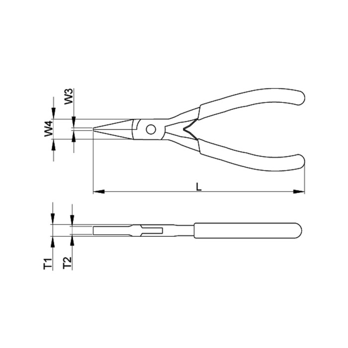 КЛЕЩИ ПЛОСКОУСТИ CETA-FORM 120MM - valerii.com