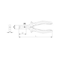 КЛЕЩИ ЗАГОЛВАЧКИ CETA-FORM (Е25-11) 160ММ