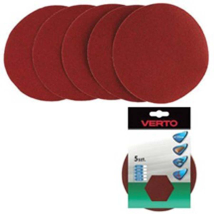 ADHESIVE SAND PAPER 125MM 5SET TOPEX - valerii.com