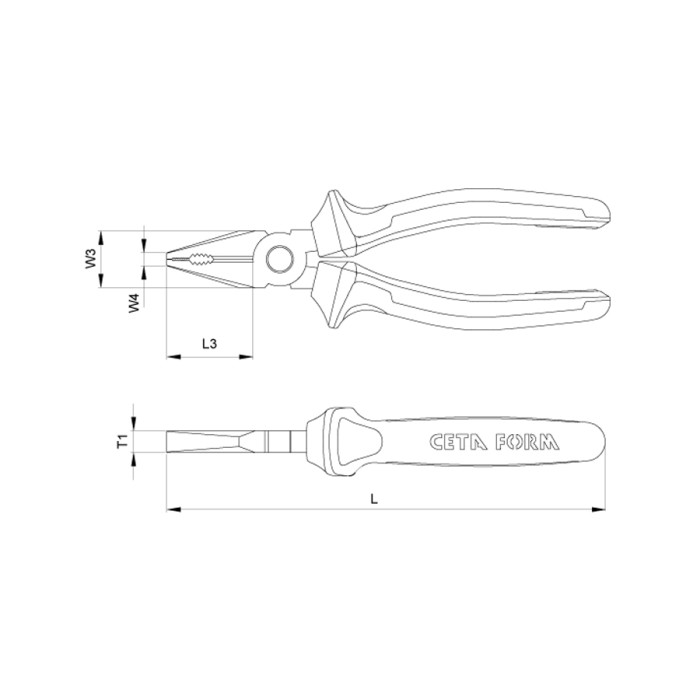 КОМБИНИРАНИ КЛЕЩИ VDE 1000V CF - valerii.com