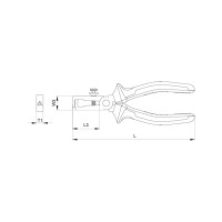 КЛЕЩИ ЗАГОЛВАЧКИ CETA-FORM VDE 1000V 160ММ
