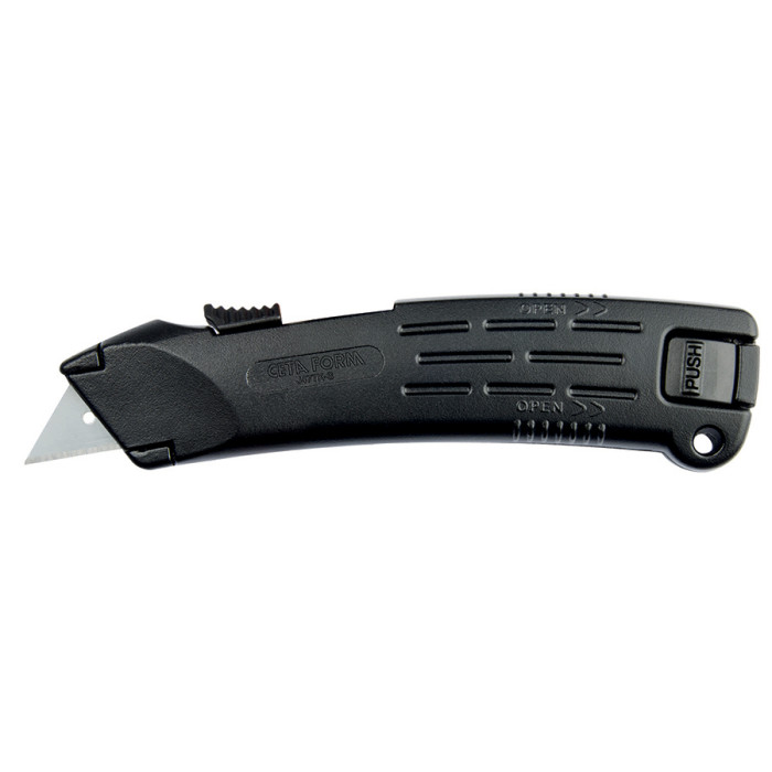 НОЖ МАКЕТЕН  17ММ 5 РЕЗЕРВИ  ТРАПЕЦ CETA-FORM - valerii.com