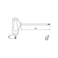ШЕСТОГРАМ С ОТВОР TORX Т-ОБР C-PLUS CF