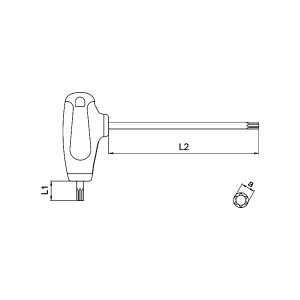 ШЕСТОГРАМ С ОТВОР TORX Т-ОБР C-PLUS CF