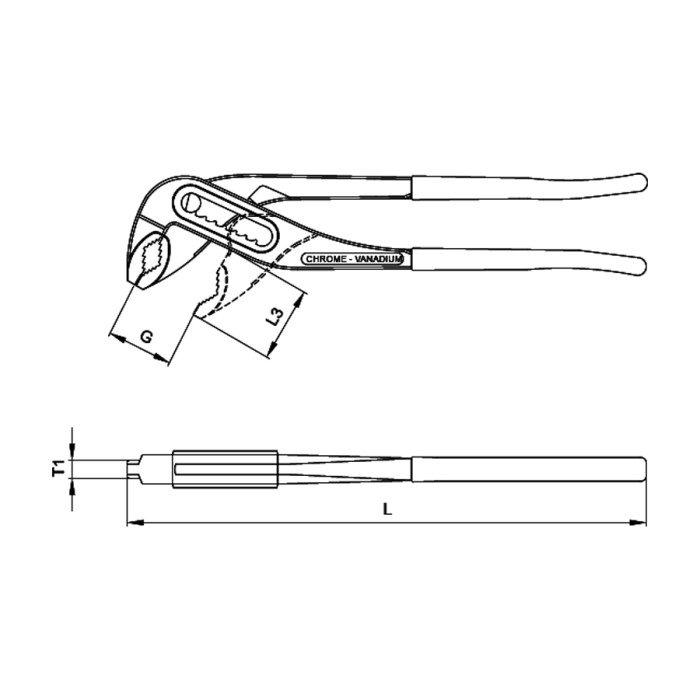 КЛЕЩИ ГАРГА Е30-54 CETA-FORM - valerii.com