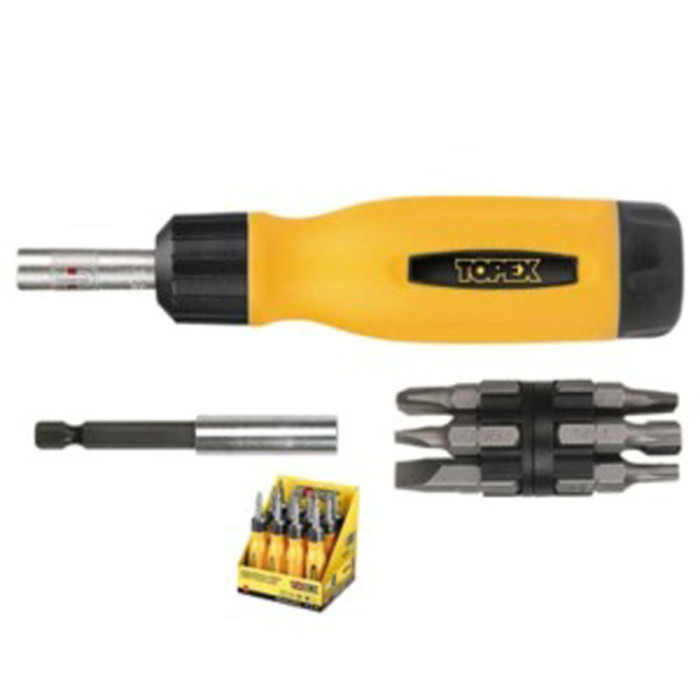 ОТВЕРТКА ТРЕСЧОТКА 13Ч. TOPEX - valerii.com