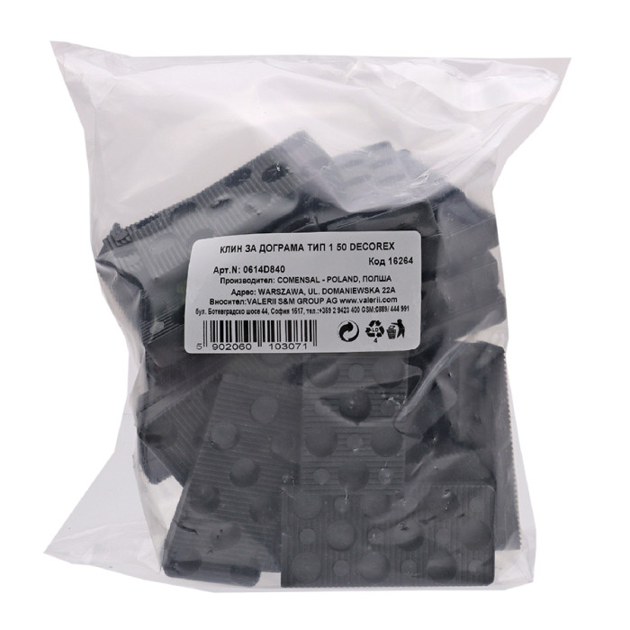 КЛИН ЗА ДОГРАМА 50 БРОЯ DECOREX - valerii.com