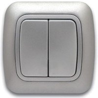 КЛЮЧ ДВОЕН GOKKU СИВ МЕТАЛИК