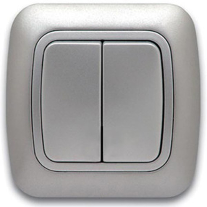 КЛЮЧ ДВОЕН GOKKU СИВ МЕТАЛИК - valerii.com