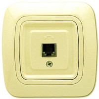 РОЗЕТКА ЗА ТЕЛЕФОН GOKKU КРЕМ