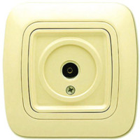 РОЗЕТКА ЗА КОАКСИАЛ GOKKU КРЕМ