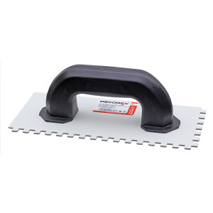 PLASTERING TROWEL PVC 12*26CM NOTCH 8*8MM DECOREX