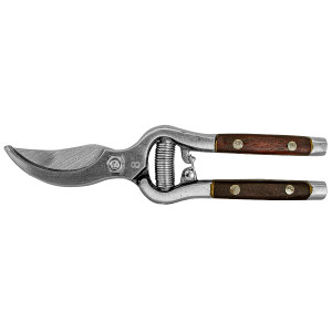 НОЖИЦА ЛОЗАРСКА 8" ДЪРВЕНА ДРЪЖКА