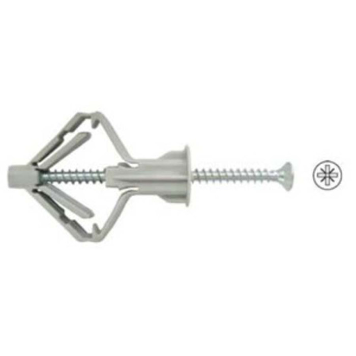 ДЮБЕЛ ЗА КУХИНИ С ВИНТ WKRET-MET Ф10 ВИНТ 10X50MM 100БР - valerii.com