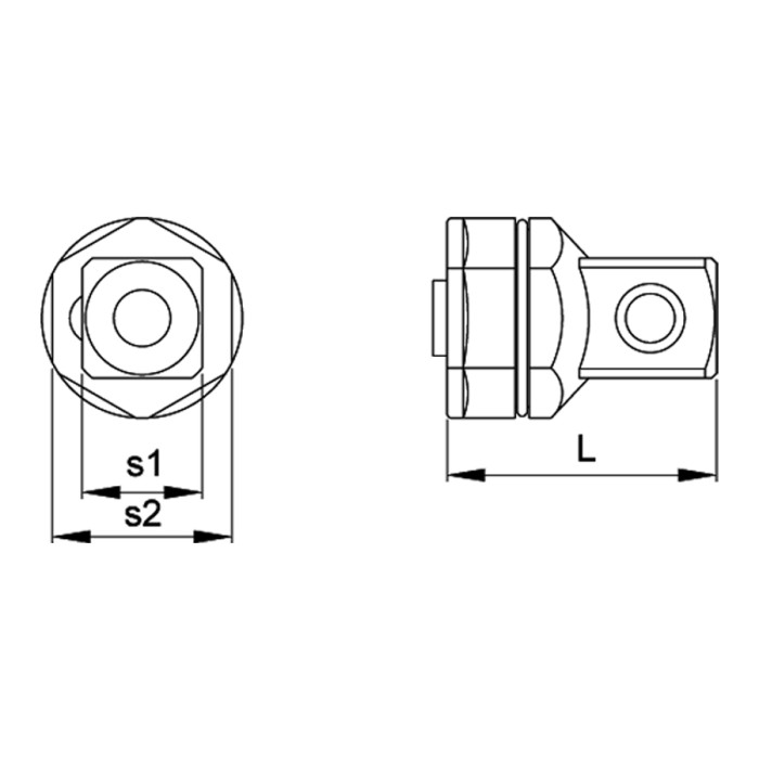 ADAPTOR DE CLICHET 1/4 CF - valerii.com