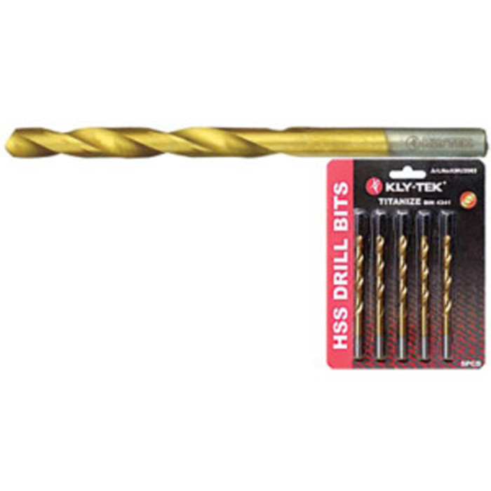 DRILL HSS TITANIUM 5PCS KLY-TE - valerii.com