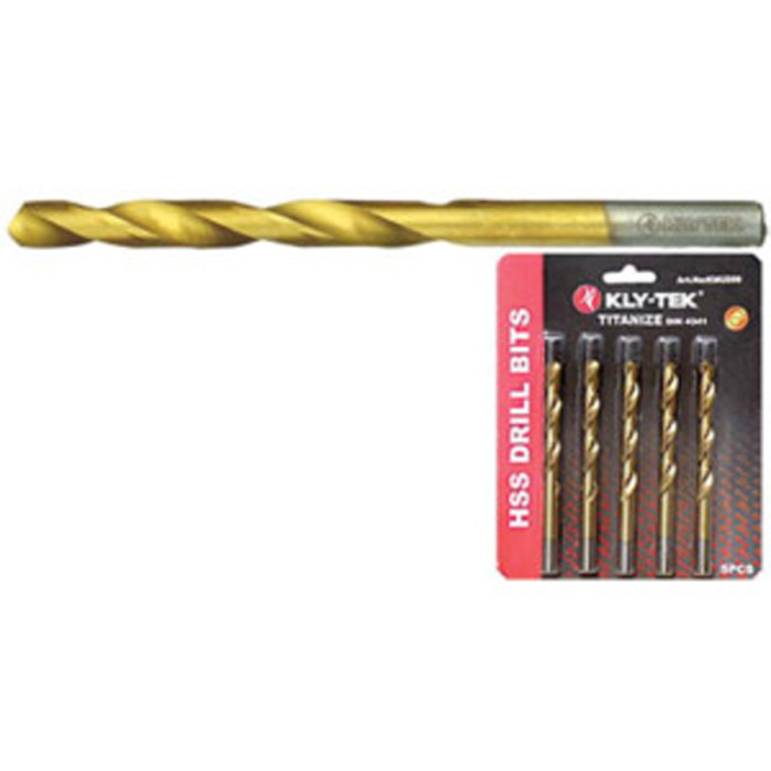 DRILL HSS TITANIUM 5PCS KLY-TE - valerii.com