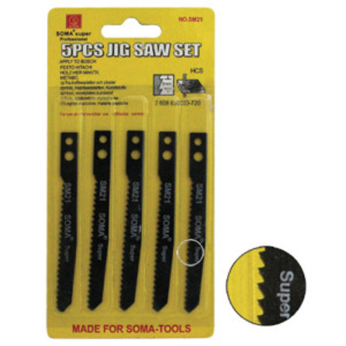 JIGSAW WOOD MAKITA 5PCS PRECISION SOMA - valerii.com