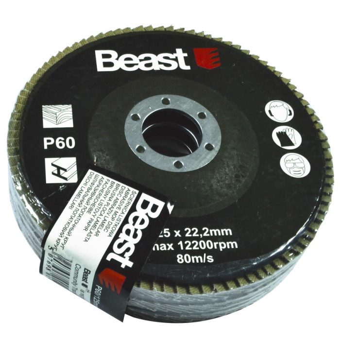 ABRASIVE DISC 125MM 3PCS BEAST - valerii.com