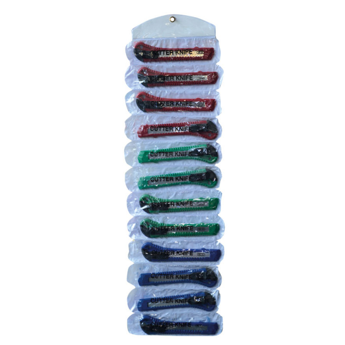 UTILITY KNIFE 18MM 12PCS/SET - valerii.com