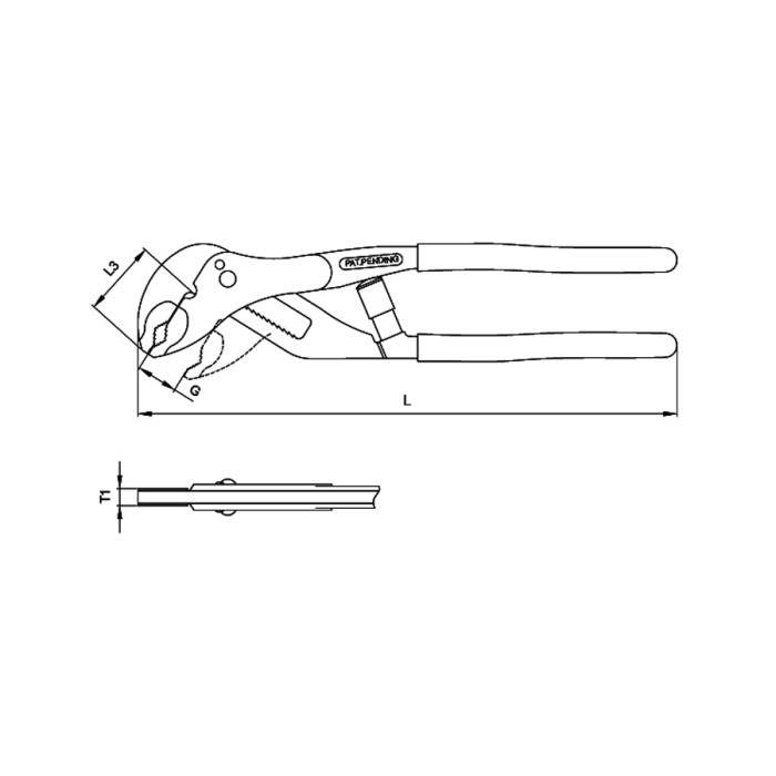 КЛЕЩИ ГАРГА АВТОМАТИЧНИ CETA-FORM (Е29-54) 250ММ - valerii.com