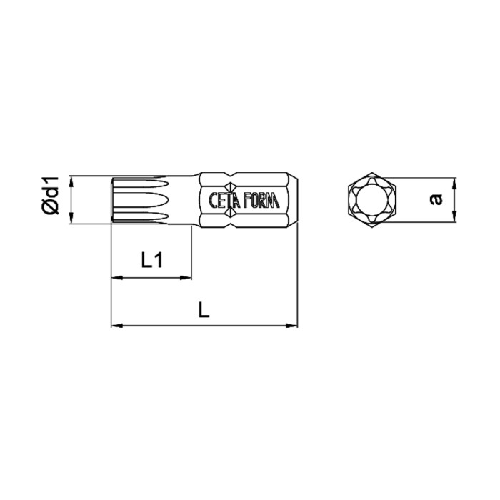 IMPACT TORX BIT T X30MM CF - valerii.com