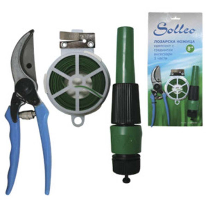ЛОЗАРСКА НОЖИЦА 8 С АКСЕСОАРИ SOLLEO - valerii.com