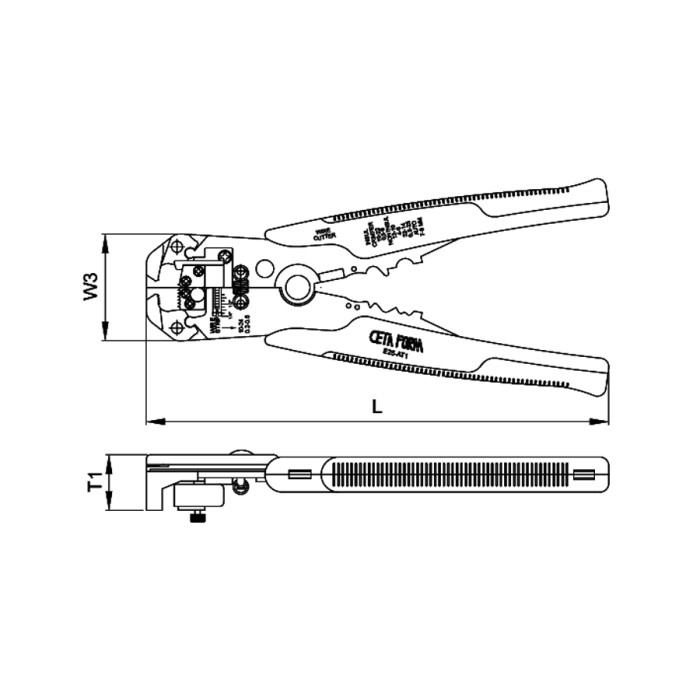 КЛЕЩИ ЗАГОЛВАЧКИ АВТОМАТИЧНИ CETA-FORM - valerii.com