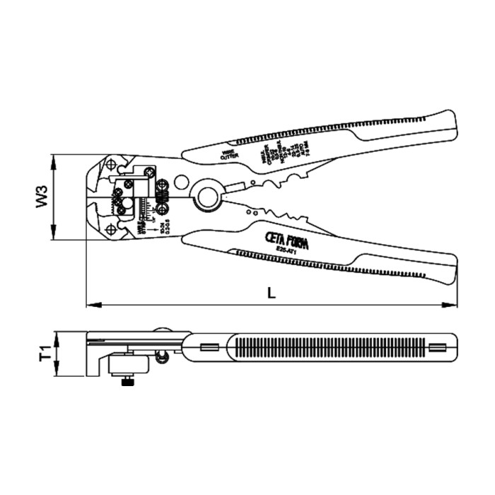 КЛЕЩИ ЗАГОЛВАЧКИ АВТОМАТИЧНИ CETA-FORM - valerii.com