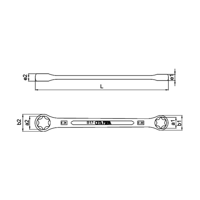 КЛЮЧ E-TORX CETA-FORM - valerii.com