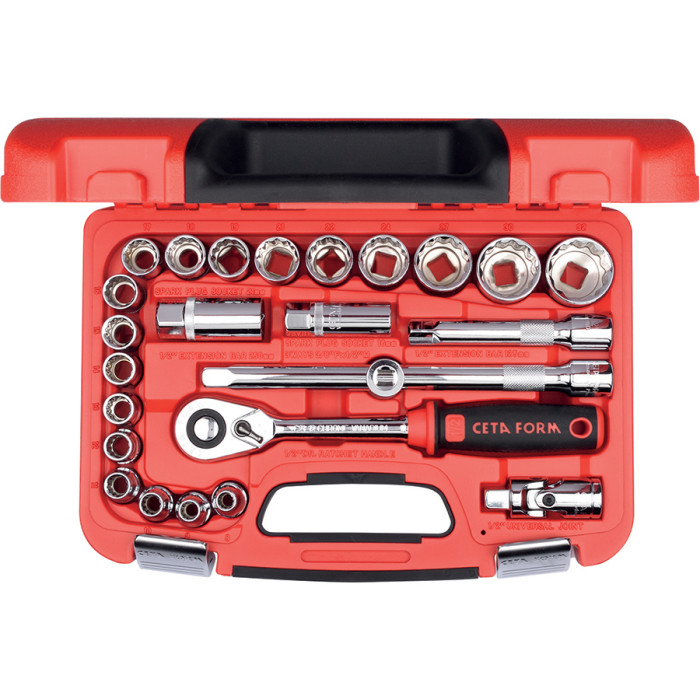 КОМПЛЕКТ ГЕДОРЕ 1/2 25ЧАСТИ 8-32MM ЗВЕЗДА CETA-FORM - valerii.com