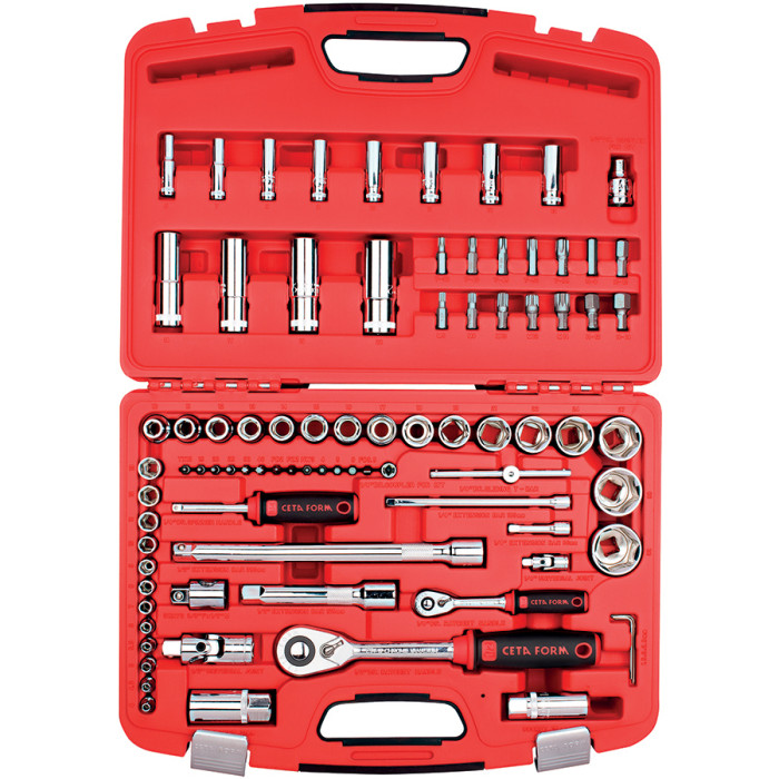 85PCS 1/4 I 1/2 DRIVE METRIC SOCKET
SET CF - valerii.com