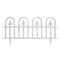 ПЛАСТМАСОВА БЯЛА ОГРАДКА HERLY 30Х60СМ