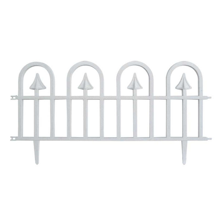 ПЛАСТМАСОВА БЯЛА ОГРАДКА HERLY 30Х60СМ - valerii.com