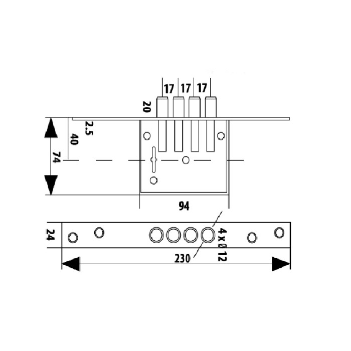 БРАВА КАСОВА МАЛКА АКАРСАН PREMIUMFIX 5 КЛЮЧА 94Х74ММ - valerii.com