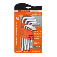 ШЕСТОГРАМИ  9 БРОЯ КЪСИ TORX PREMIUM