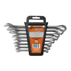 COMBINATION SPANNER 8 pcs  9-19 PREMIUM