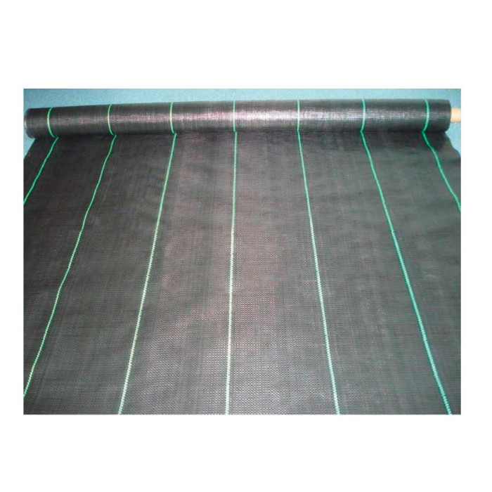 Weed Barrier 1м*50м black with green
strip100 gsm - valerii.com