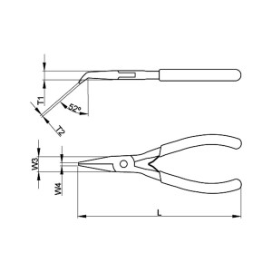MICRO NEEDLE NOSE PLIERS 115MM CF