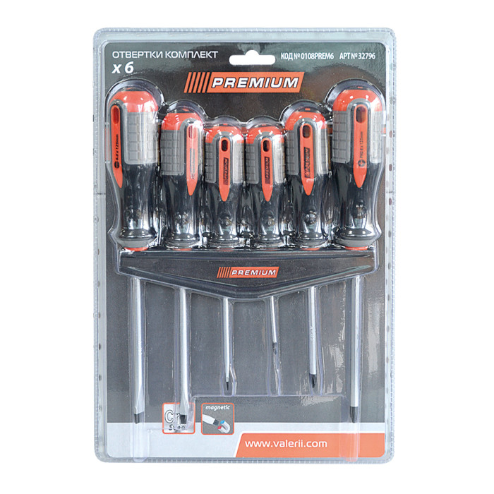 THREE COMPONENT SCREWDRIVER
SETPREMIUM6PCS - valerii.com