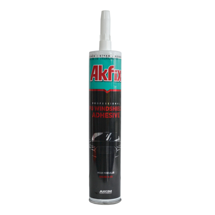 ETANSANT POLIURETANIC, PARBRIZ P655 NEGRU 300 ml AKFIX - valerii.com