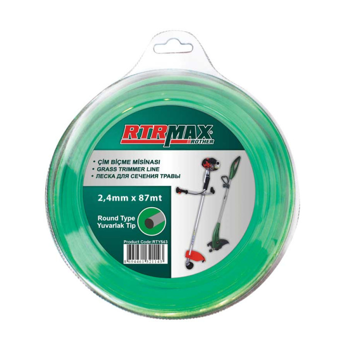 TRIMMER LINE 2.4X87M ROUND - valerii.com