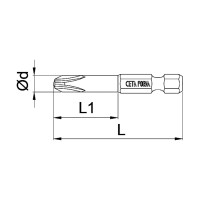 НАКРАЙНИК PH3X 50ММ.DURA MAX CETA-FORM