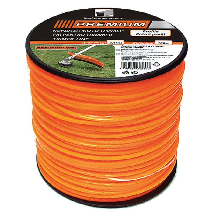 КВАДРАТНА КОРДА ЗА ТРИМЕР 2.4 PREMIUM - valerii.com