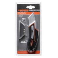 НОЖ МАКЕТЕН ТРАПЕЦОВИДЕН С 2 БРОЯ РЕЗЕРВИ PREMIUM HD